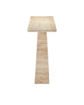 CURREY & COMPANY DEMI TRAVERTINE CONSOLE TABLE - Dining Tables