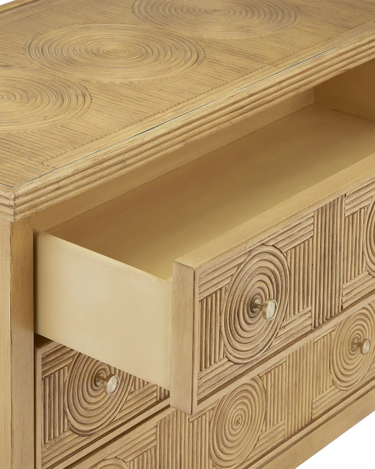 CURREY & COMPANY, SANTOS SEA SAND CHEST, NIGHTSTANDS