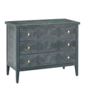 CURREY & COMPANY, SANTOS VINTAGE NAVY CHEST, NIGHTSTANDS