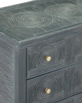 CURREY & COMPANY, SANTOS VINTAGE NAVY CHEST, NIGHTSTANDS