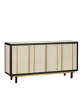 CURREY & COMPANY DEANNA RAFFIA CREDENZA - Cabinets & Bar