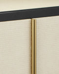 CURREY & COMPANY DEANNA RAFFIA CREDENZA - Cabinets & Bar