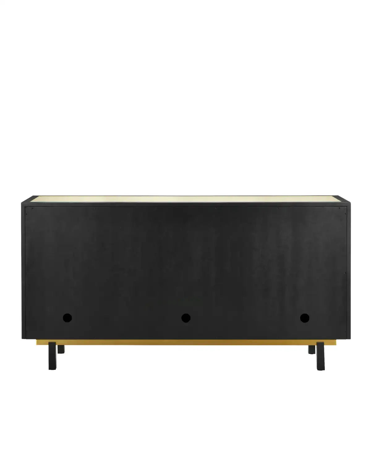 CURREY & COMPANY DEANNA RAFFIA CREDENZA - Cabinets & Bar