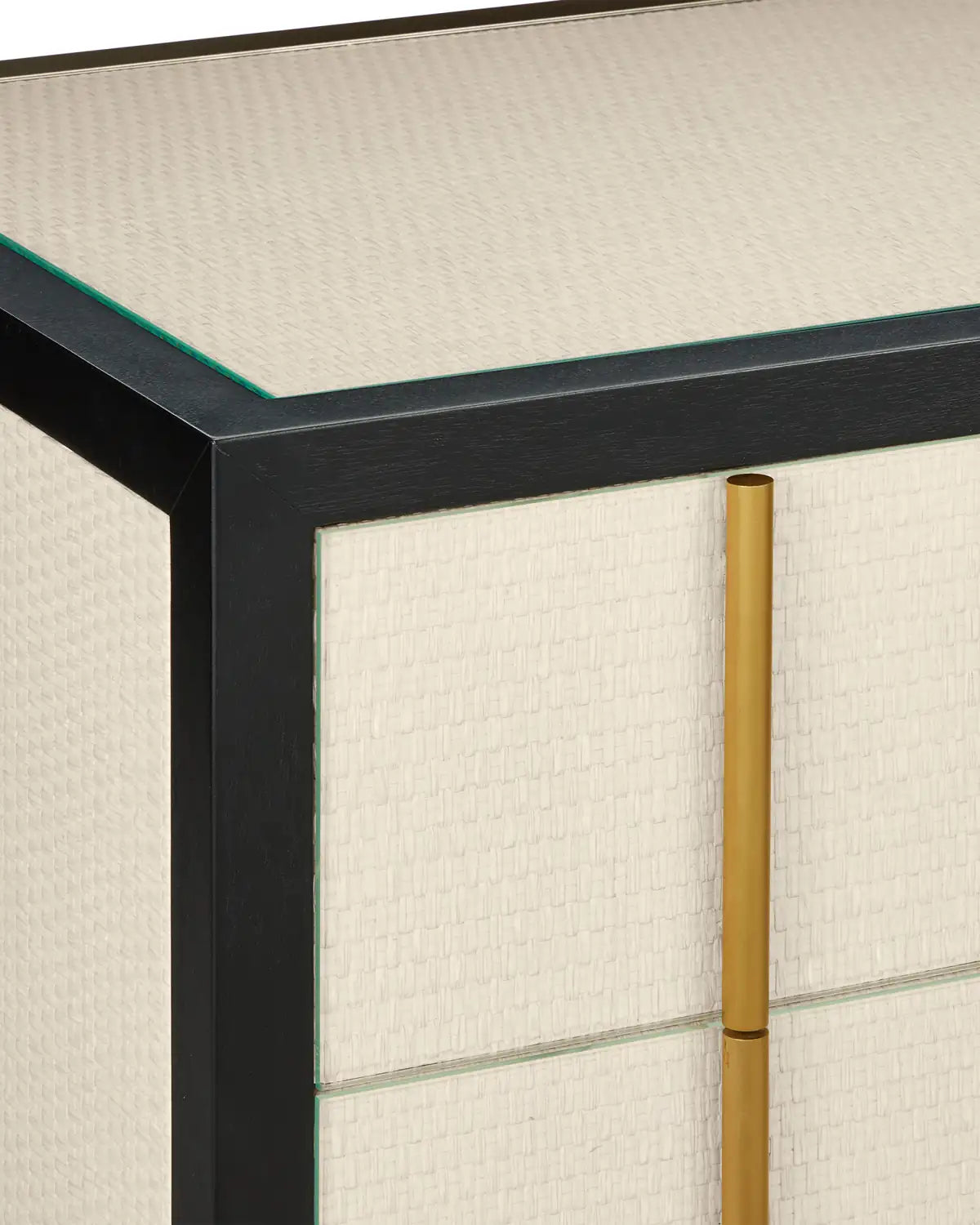 CURREY & COMPANY, DEANNA RAFFIA NIGHTSTAND, NIGHTSTANDS