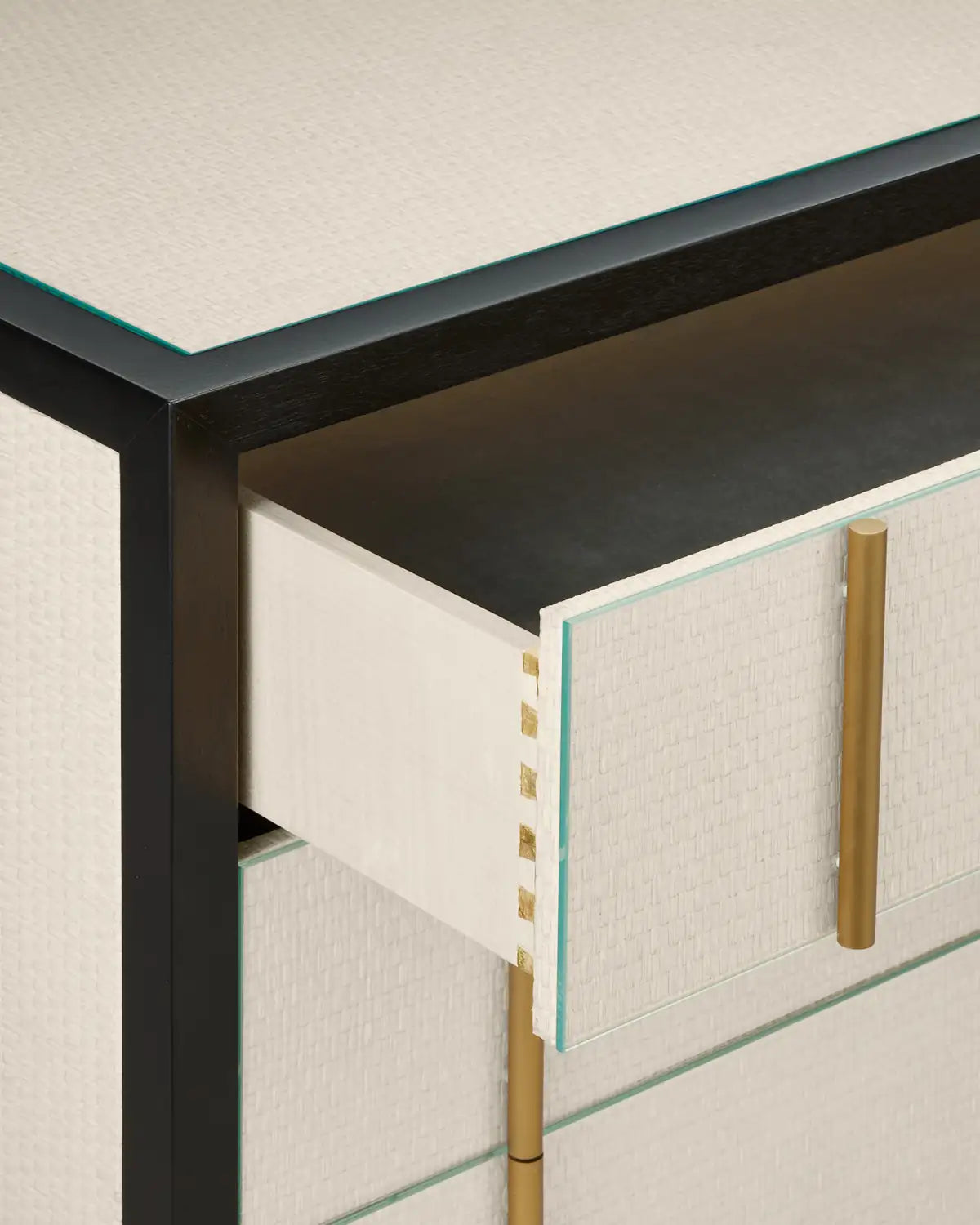 CURREY & COMPANY, DEANNA RAFFIA NIGHTSTAND, NIGHTSTANDS