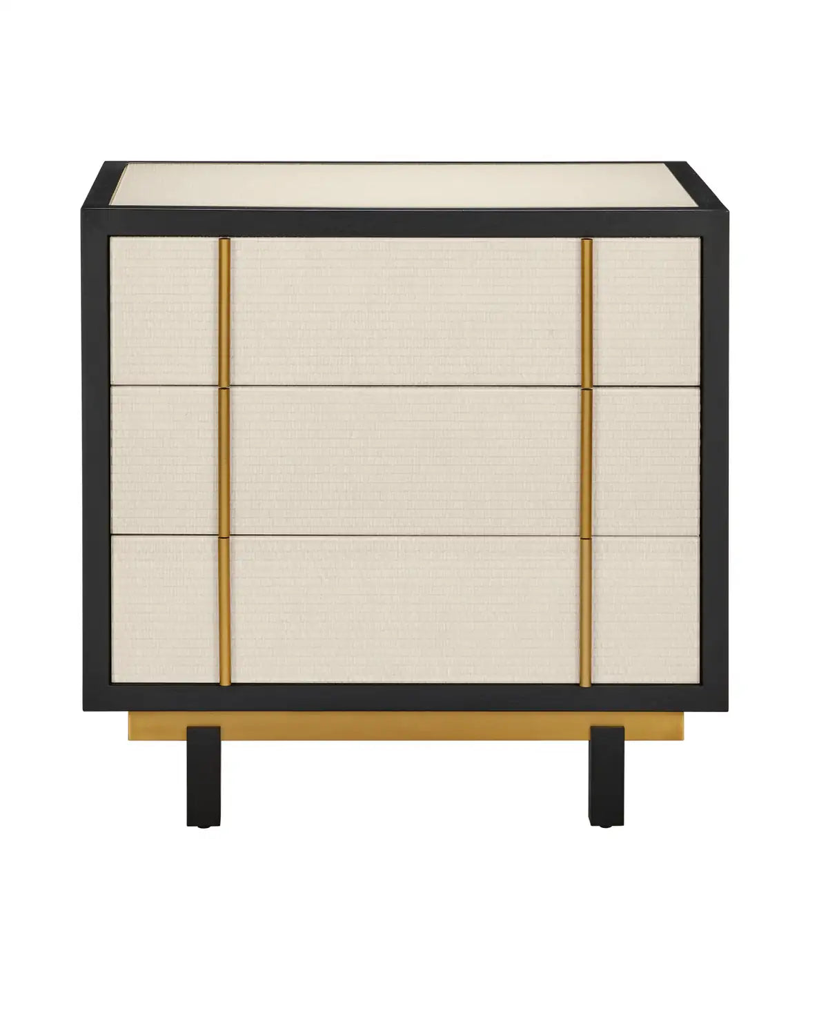 CURREY & COMPANY, DEANNA RAFFIA NIGHTSTAND, NIGHTSTANDS