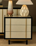 CURREY & COMPANY, DEANNA RAFFIA NIGHTSTAND, NIGHTSTANDS