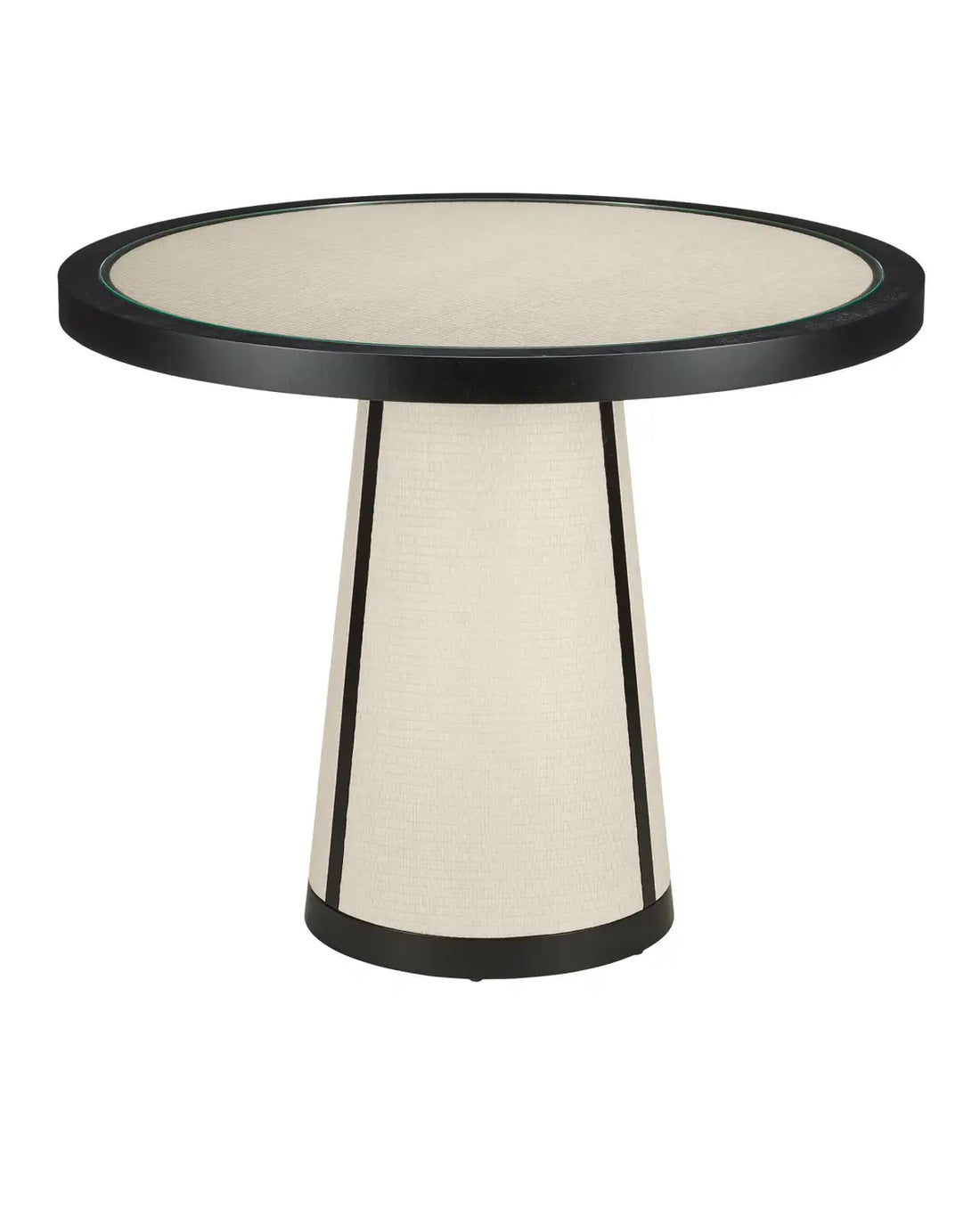 CURREY & COMPANY DEANNA RAFFIA ENTRY TABLE - Dining Tables