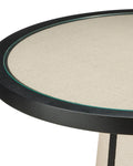 CURREY & COMPANY DEANNA RAFFIA ENTRY TABLE - Dining Tables