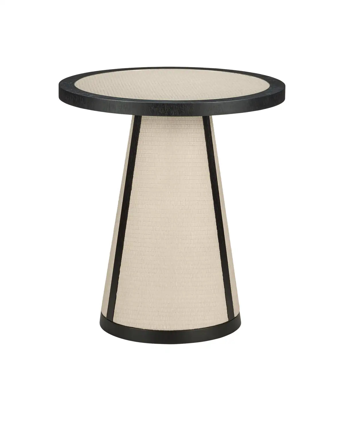 CURREY & COMPANY DEANNA RAFFIA ACCENT TABLE - Dining Tables