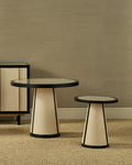 CURREY & COMPANY DEANNA RAFFIA ACCENT TABLE - Dining Tables