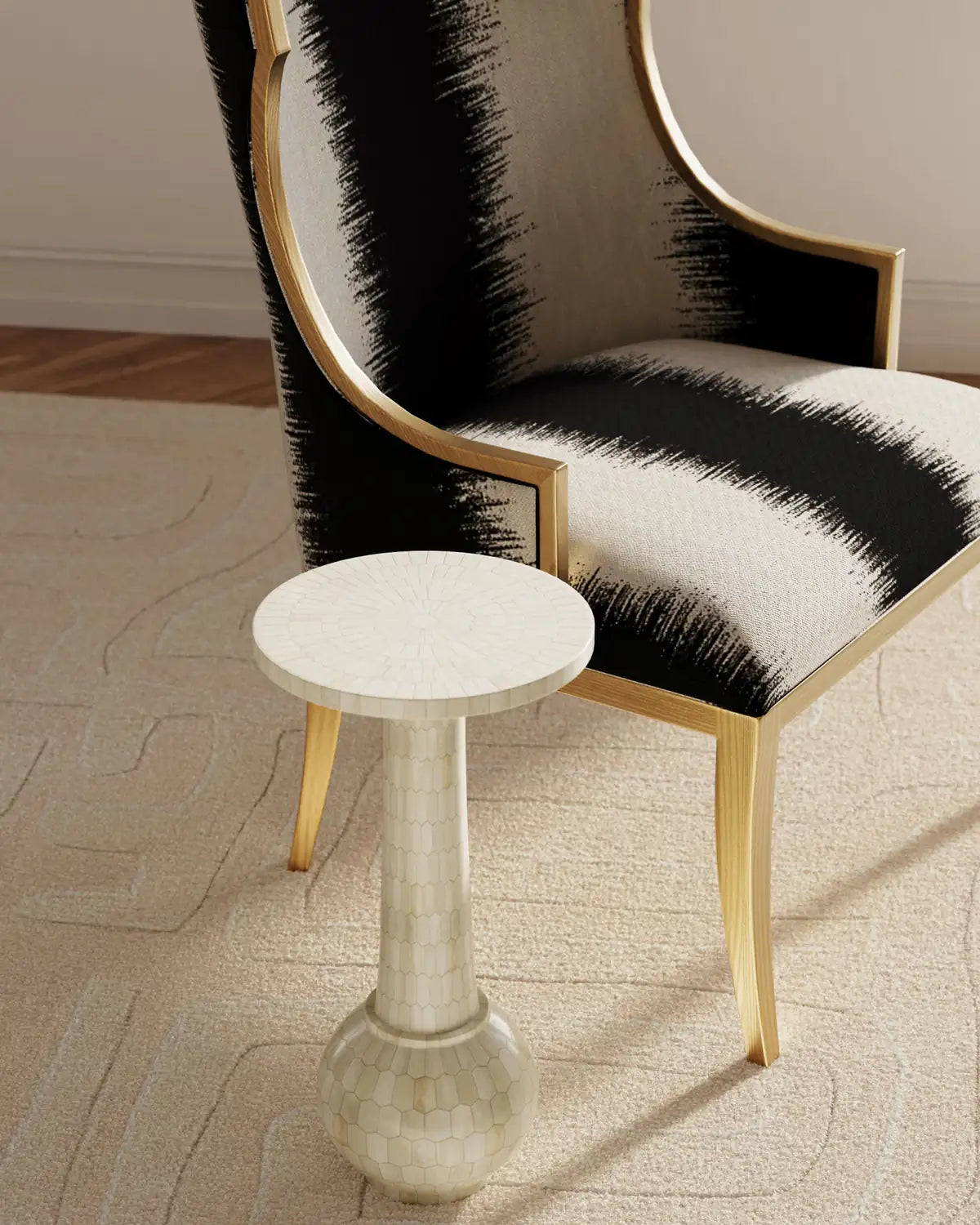 CURREY & COMPANY OSA DRINKS TABLE - Dining Tables