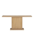 CURREY & COMPANY MOROMBE WASHED OAK CONSOLE TABLE - Dining Tables