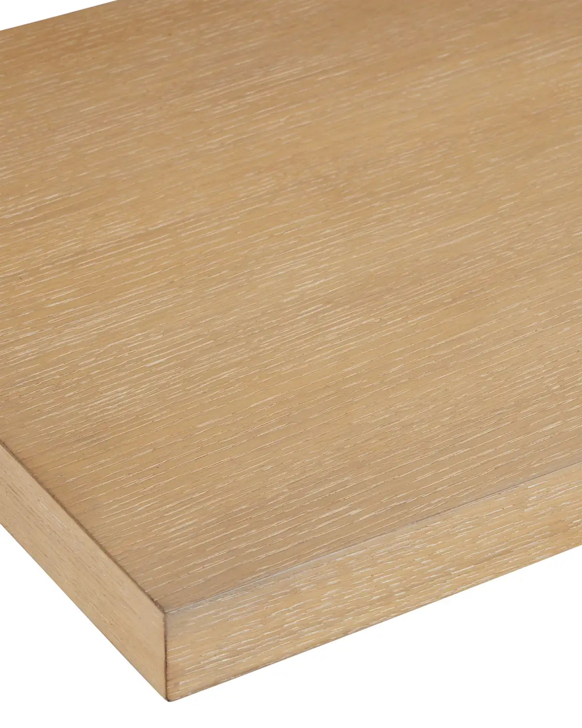 CURREY & COMPANY MOROMBE WASHED OAK CONSOLE TABLE - Dining Tables