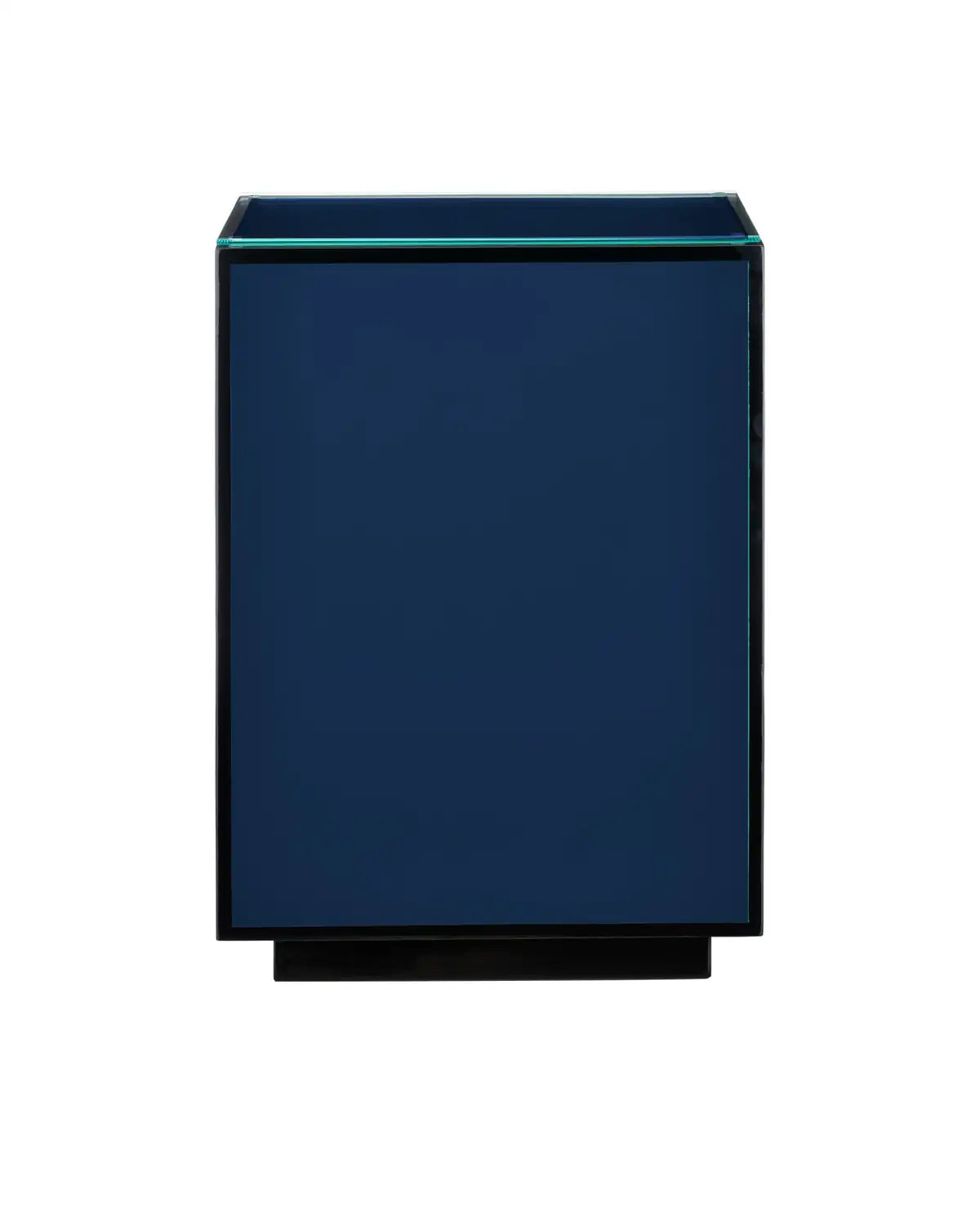 CURREY & COMPANY NAVY LACQUER SIDE TABLE - Dining Tables