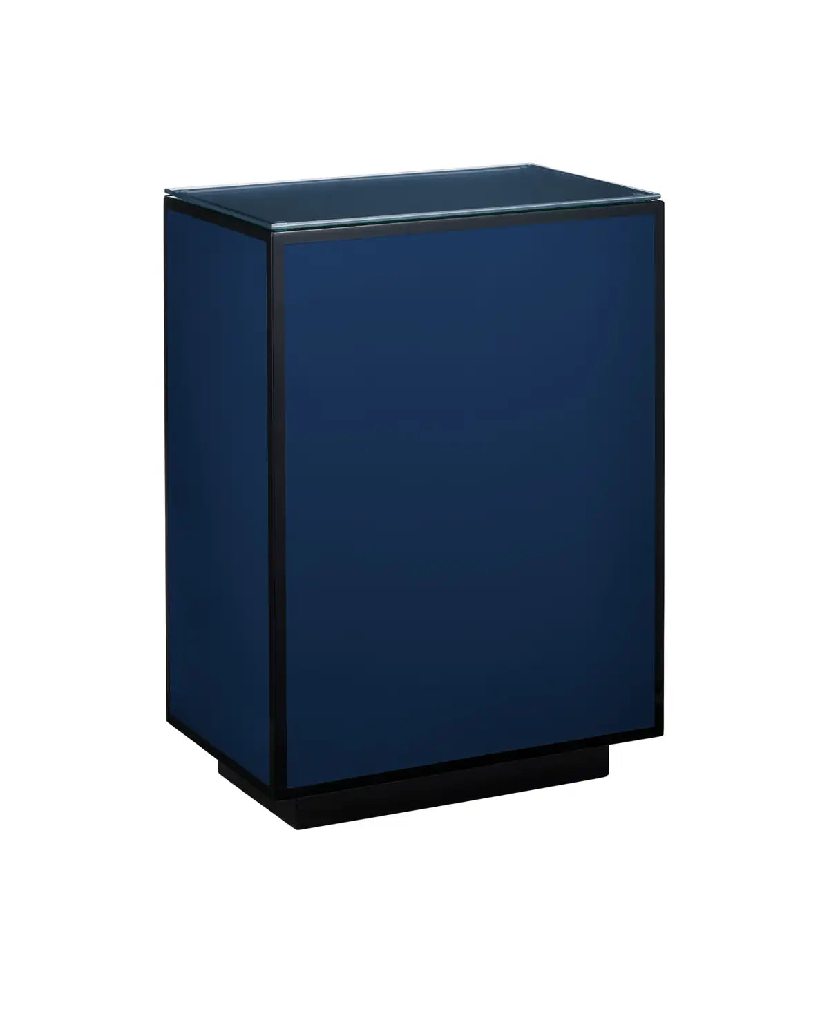 CURREY & COMPANY NAVY LACQUER SIDE TABLE - Dining Tables