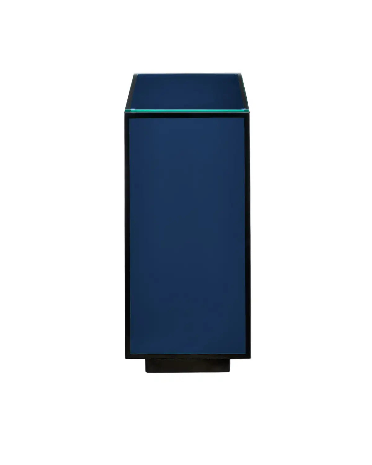 CURREY & COMPANY NAVY LACQUER SIDE TABLE - Dining Tables