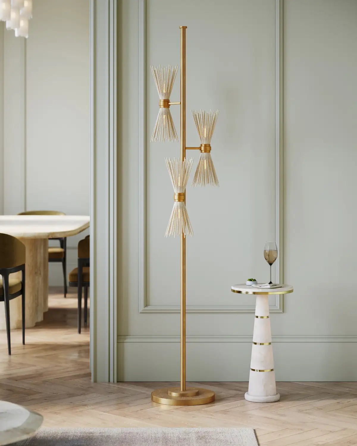 CURREY & COMPANY ELEANORA DRINKS TABLE - Dining Tables