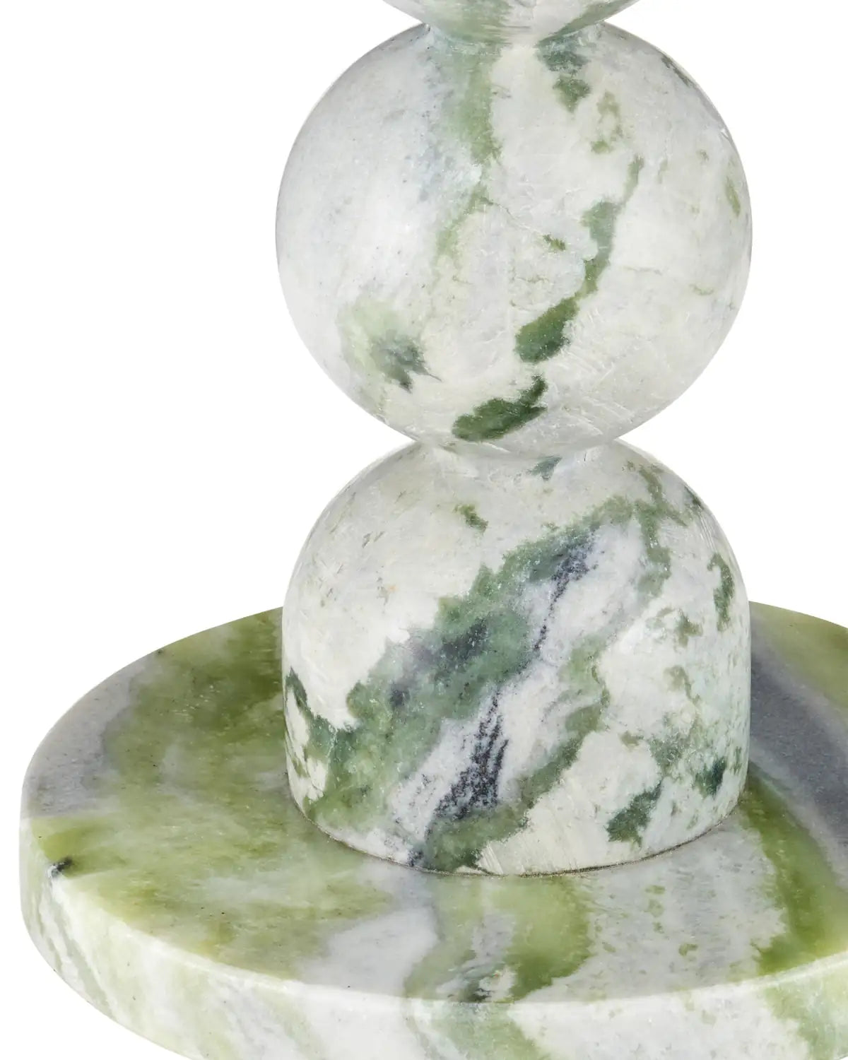 CURREY & COMPANY TURNER GREEN ONYX ACCENT TABLE - Dining Tables