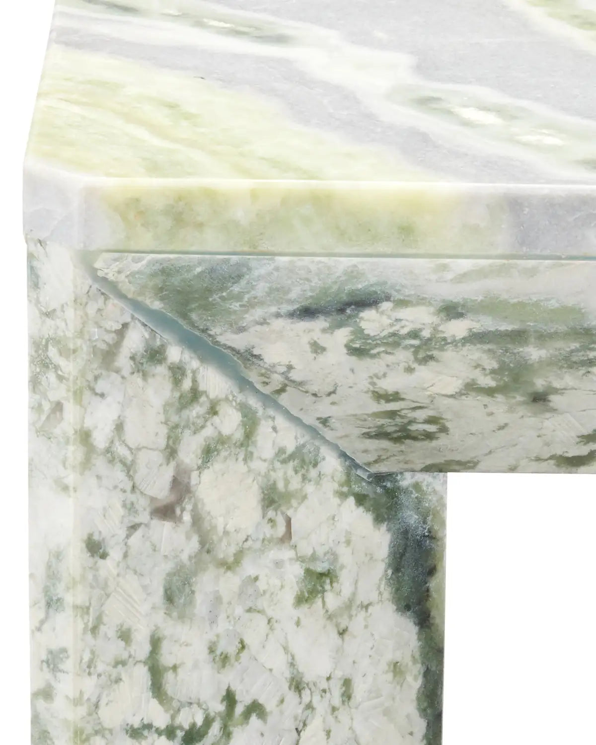 CURREY & COMPANY MINERALE GREEN ONYX ACCENT TABLE - Dining Tables