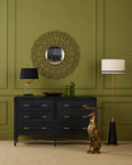 CURREY & COMPANY, VERONA SIX-DRAWER CHEST, NIGHTSTANDS