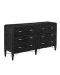 CURREY & COMPANY, VERONA SIX-DRAWER CHEST, NIGHTSTANDS