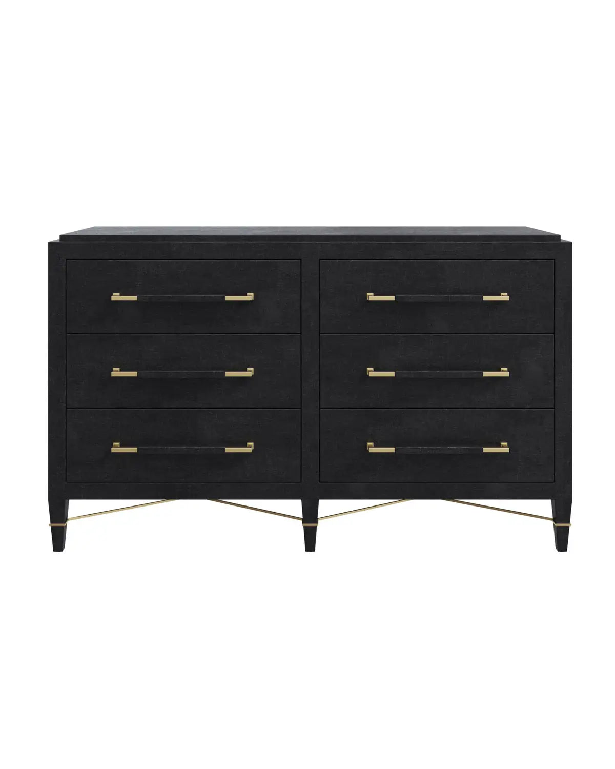 CURREY & COMPANY, VERONA SIX-DRAWER CHEST, NIGHTSTANDS