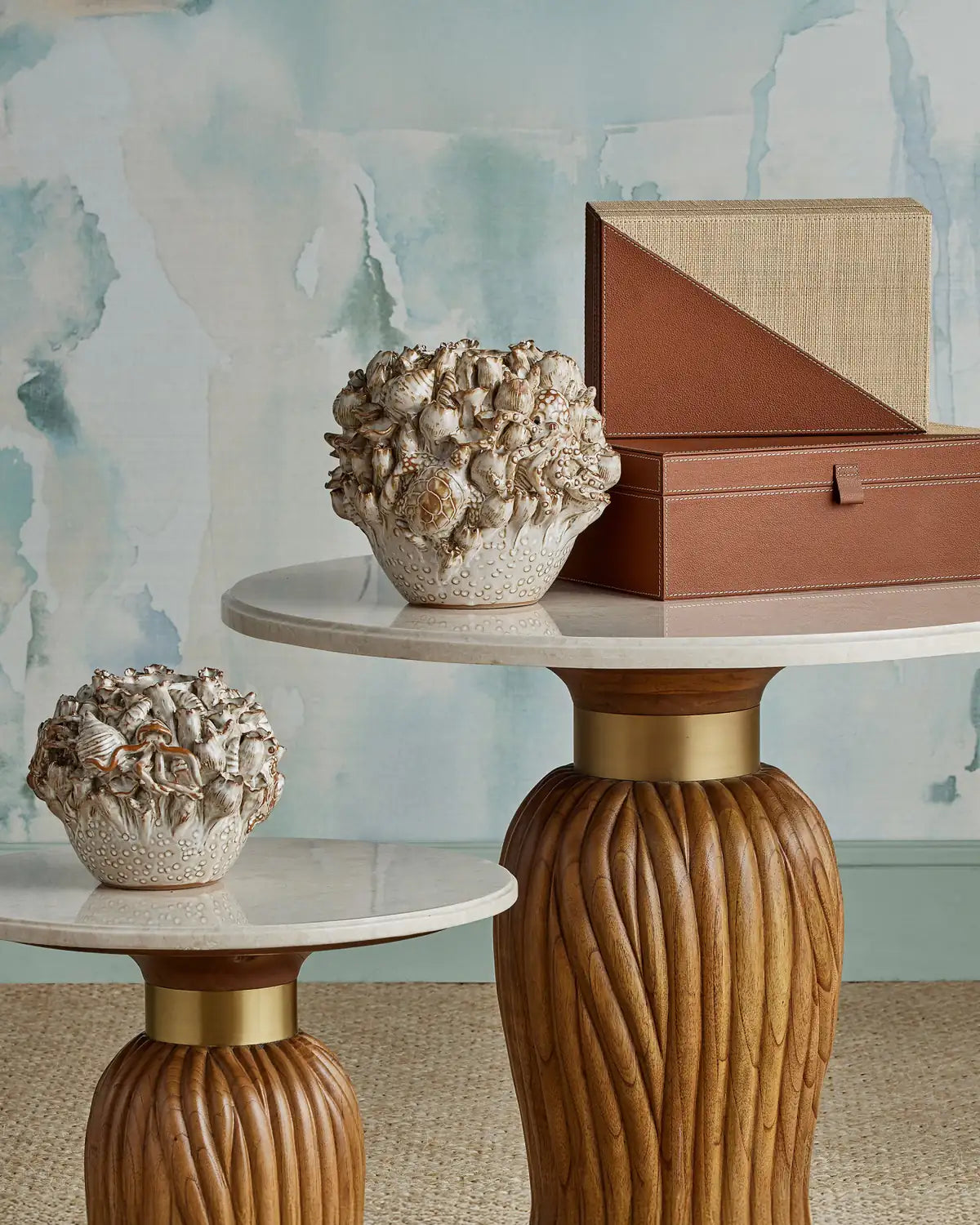 CURREY & COMPANY TASSEL ACCENT TABLE - Side