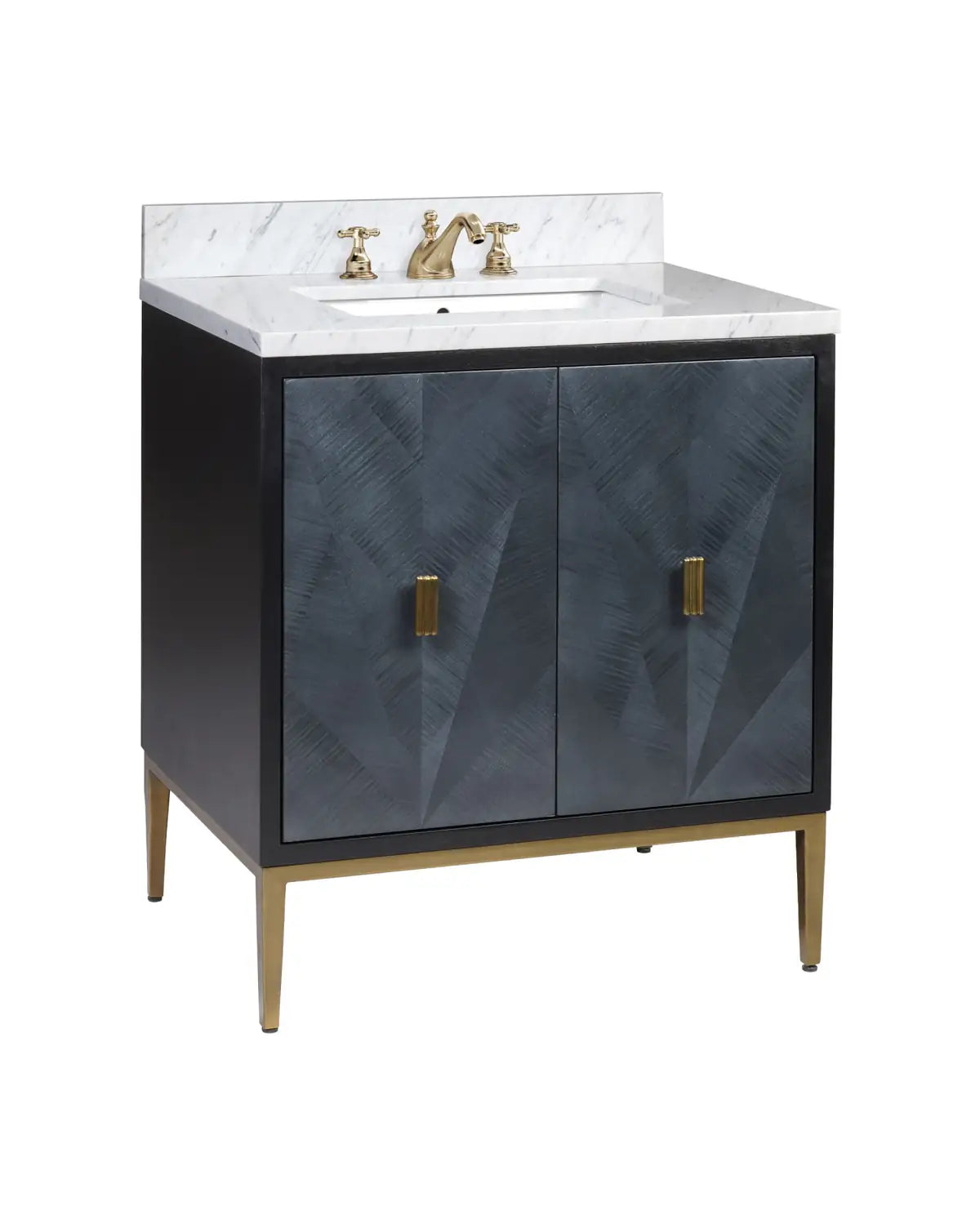 CURREY & COMPANY, KALLISTA BLUE VANITY, VANITY LIGHT