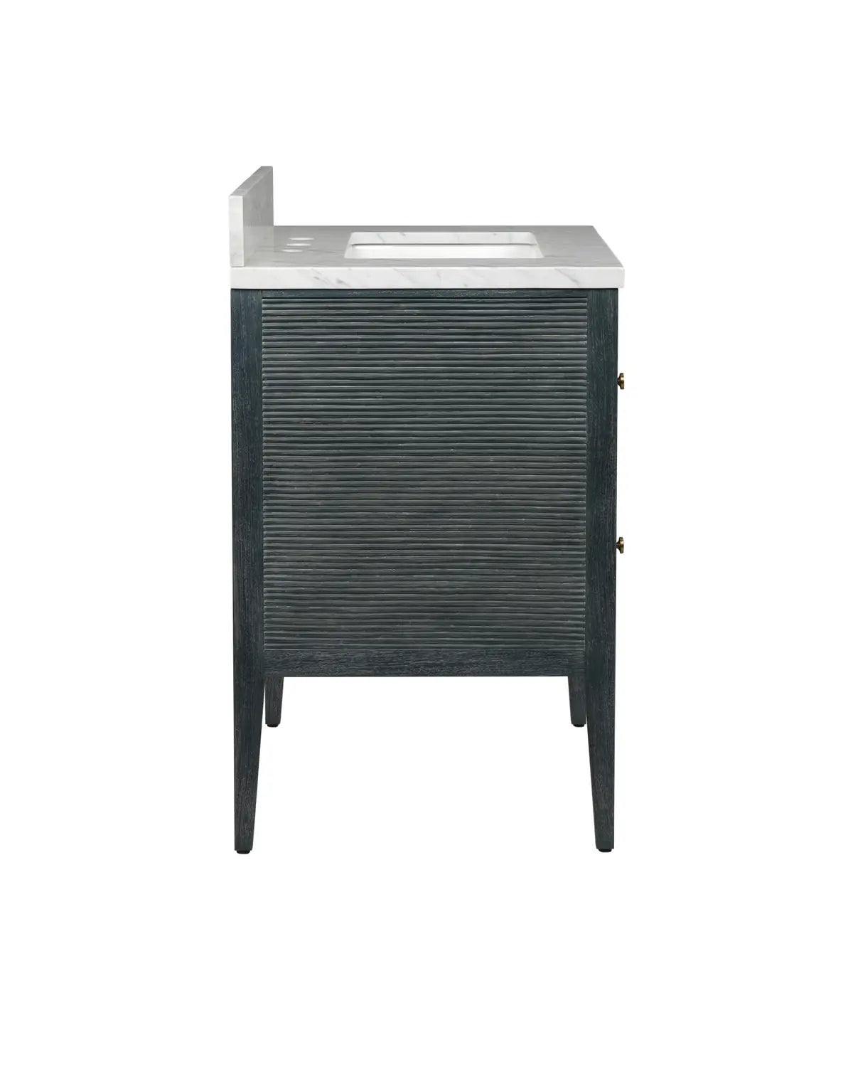 CURREY & COMPANY, SANTOS VINTAGE NAVY VANITY, VANITY LIGHT