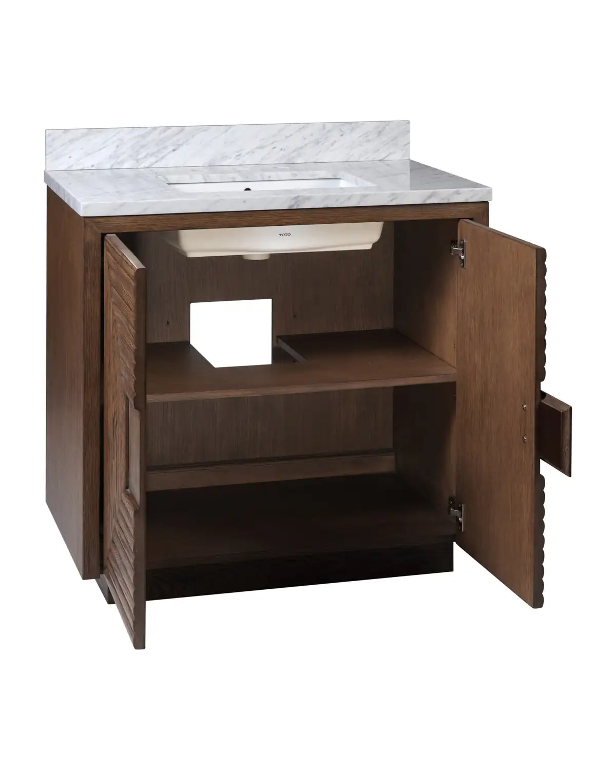 CURREY & COMPANY, MOROMBE MARBLE VANITY, VANITY LIGHT