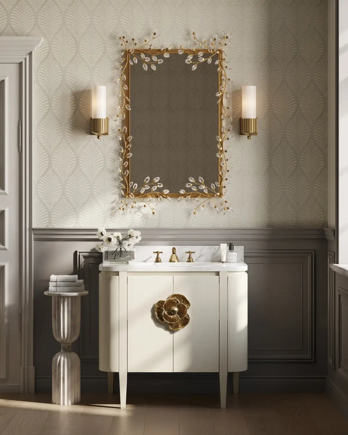 CURREY & COMPANY, BRIALLEN VANITY, VANITY LIGHT