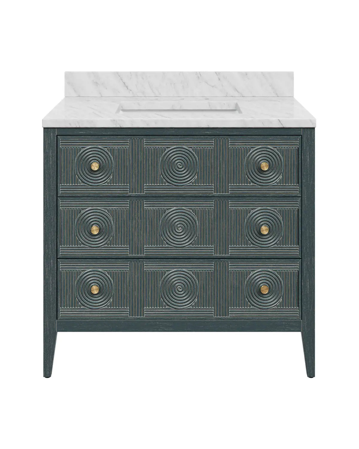 CURREY & COMPANY SANTOS VINTAGE NAVY VANITY | 3800-0019