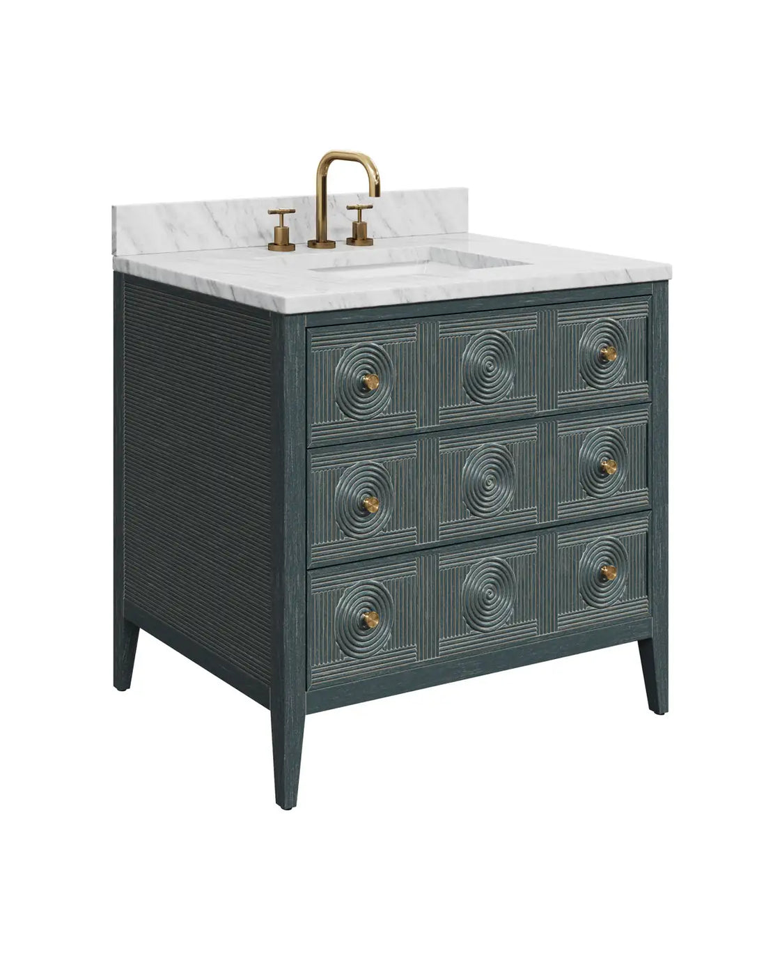 CURREY & COMPANY SANTOS VINTAGE NAVY VANITY | 3800-0019