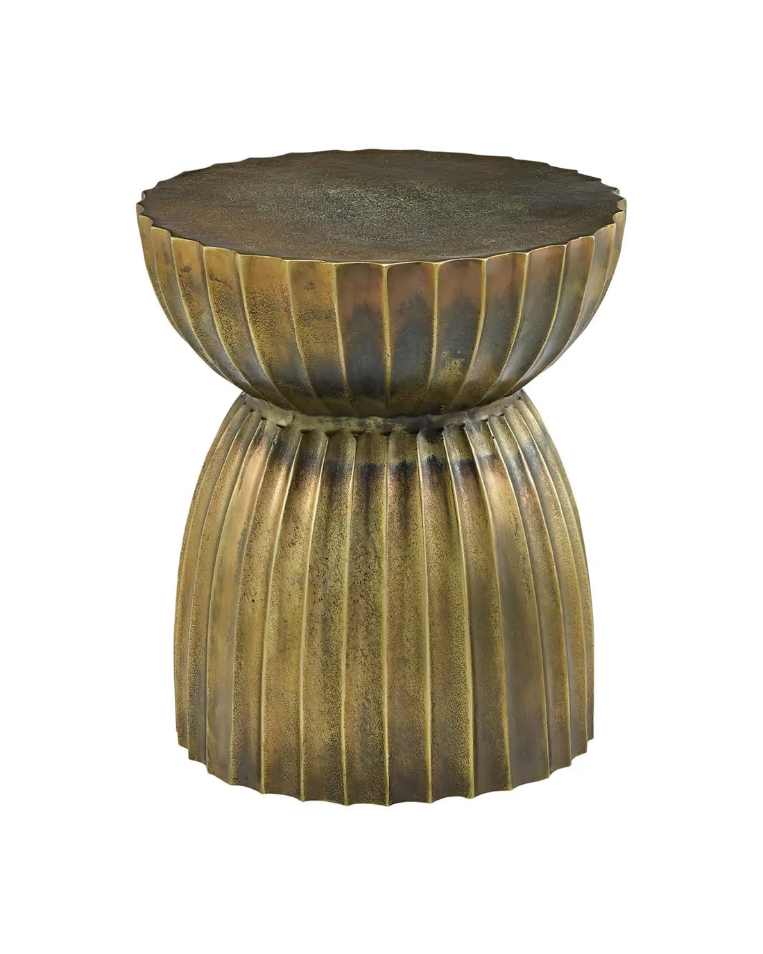 CURREY & COMPANY RASI ANTIQUE ACCENT TABLE - Dining Tables