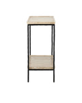 CURREY & COMPANY BOYLES TRAVERTINE SIDE TABLE - Dining Tables