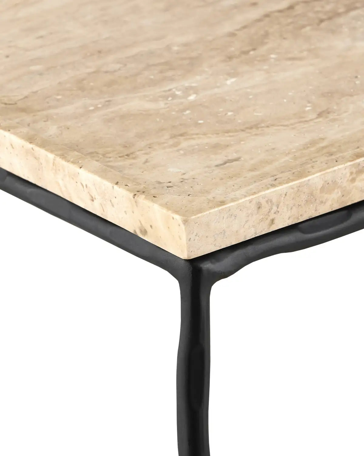 CURREY & COMPANY BOYLES TRAVERTINE CONSOLE TABLE - Dining Tables