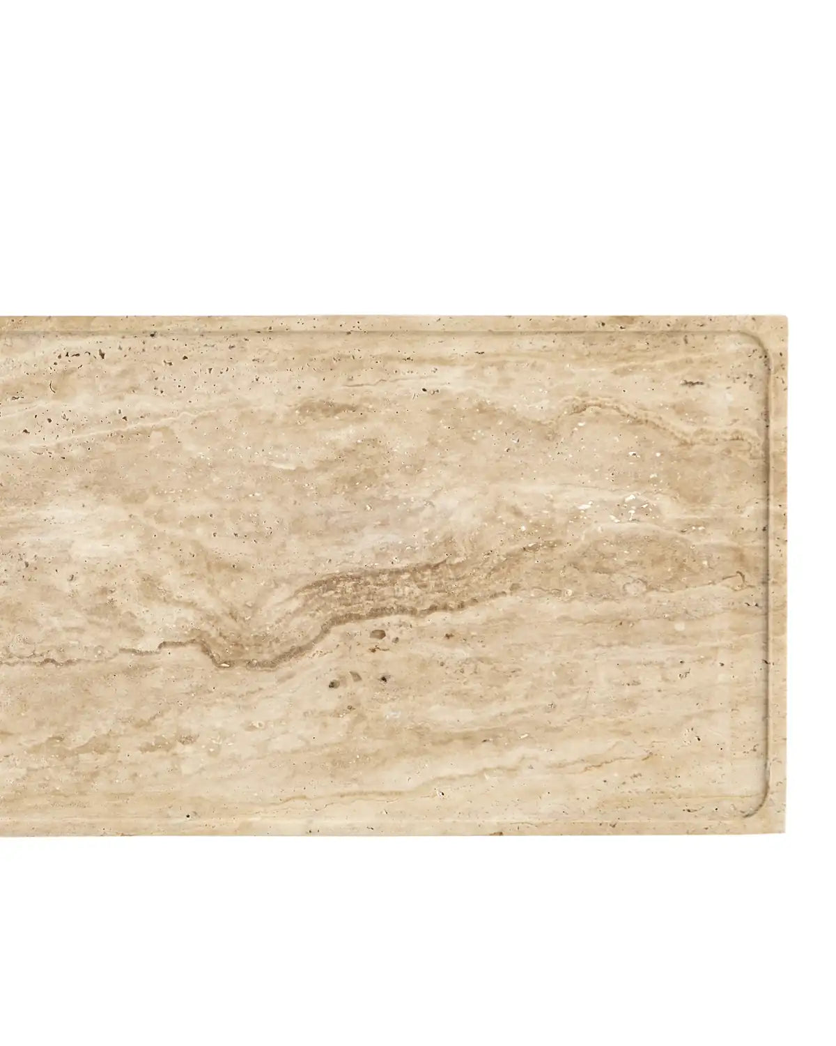 CURREY & COMPANY BOYLES TRAVERTINE CONSOLE TABLE - Dining Tables