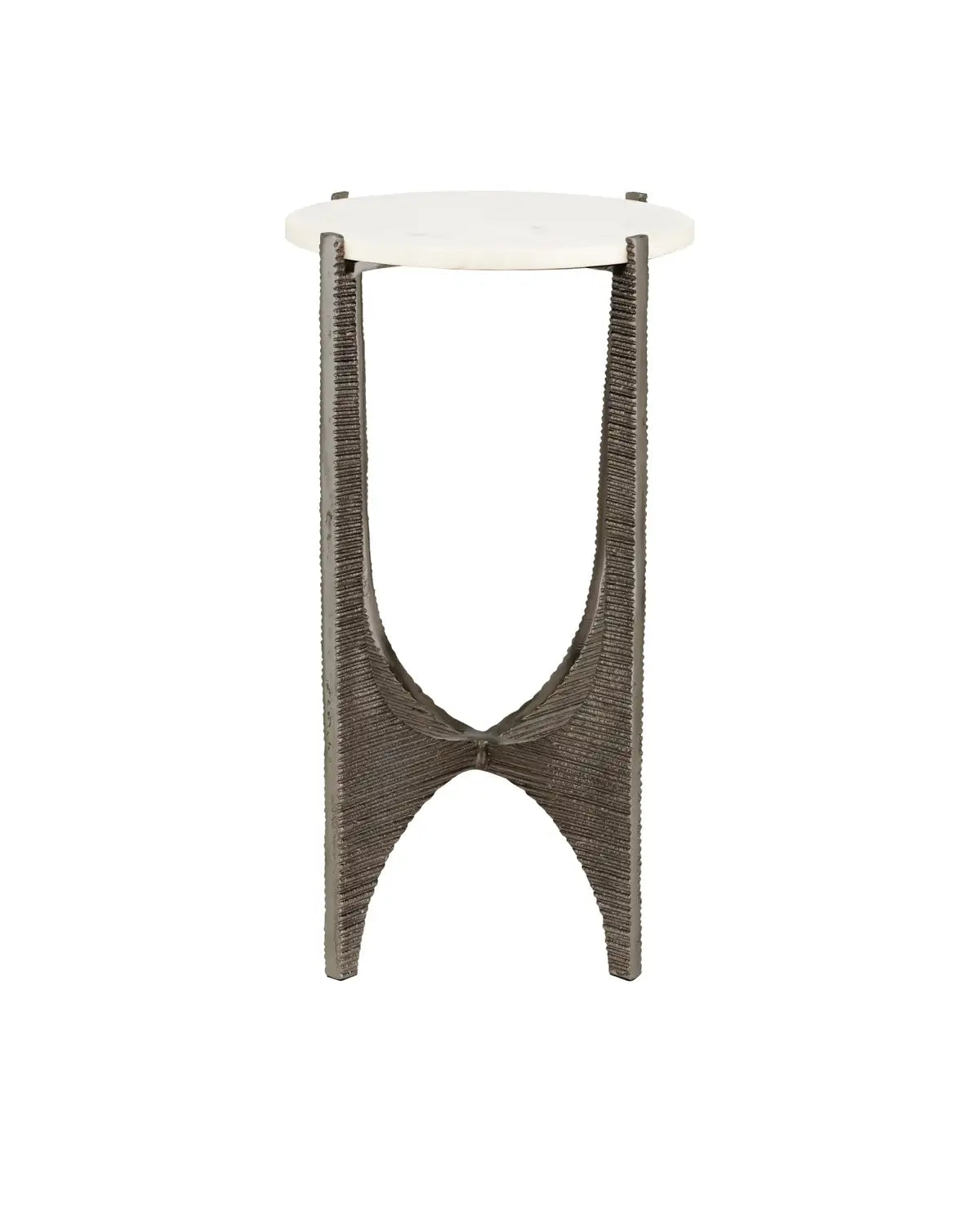 CURREY & COMPANY MICHA MARBLE ACCENT TABLE - Dining Tables