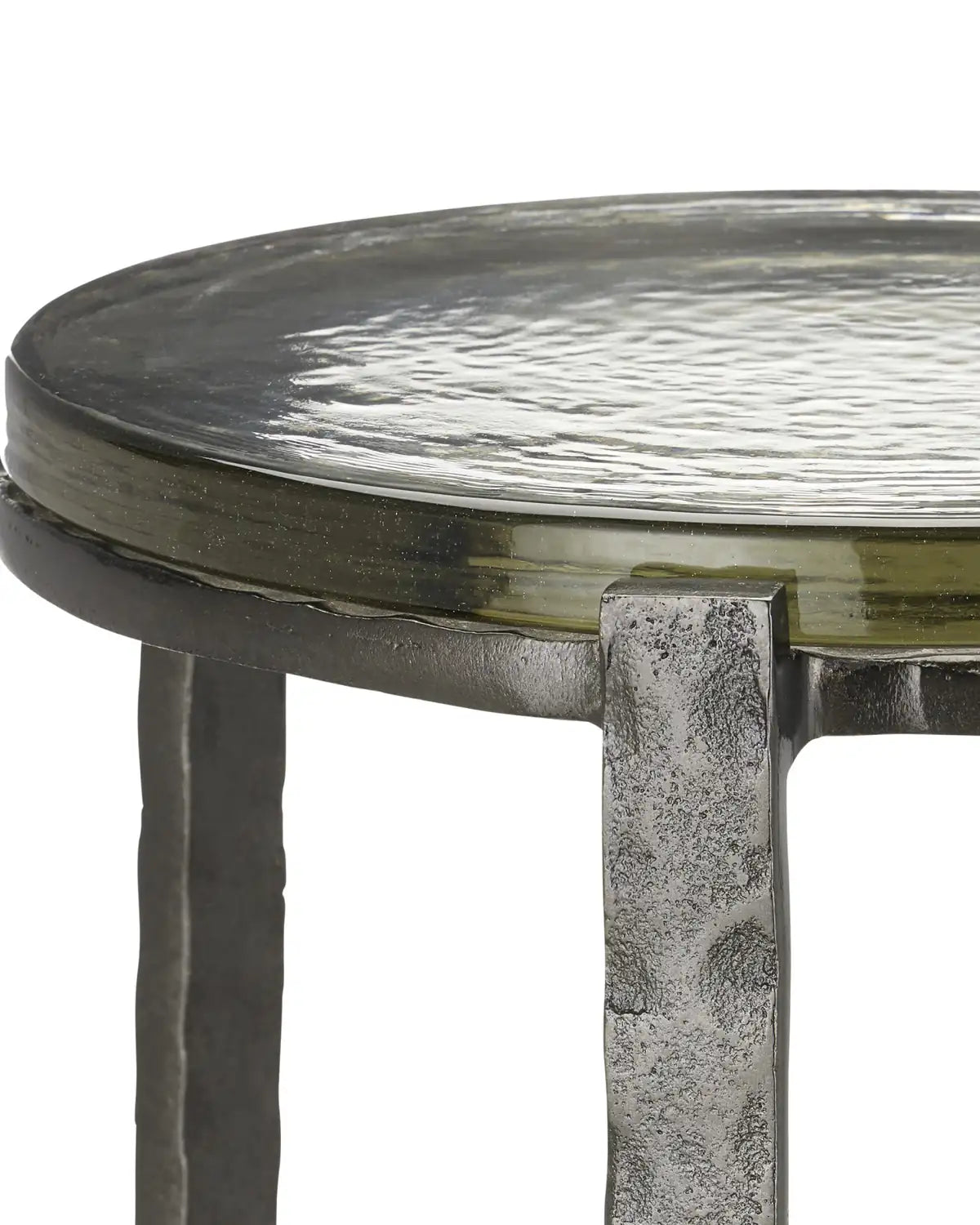 CURREY & COMPANY ACEA GRAPHITE DRINKS TABLE - Dining Tables