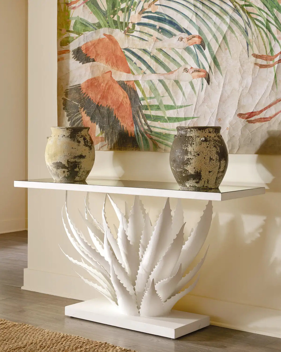 CURREY & COMPANY AGAVE CONSOLE TABLE - Dining Tables