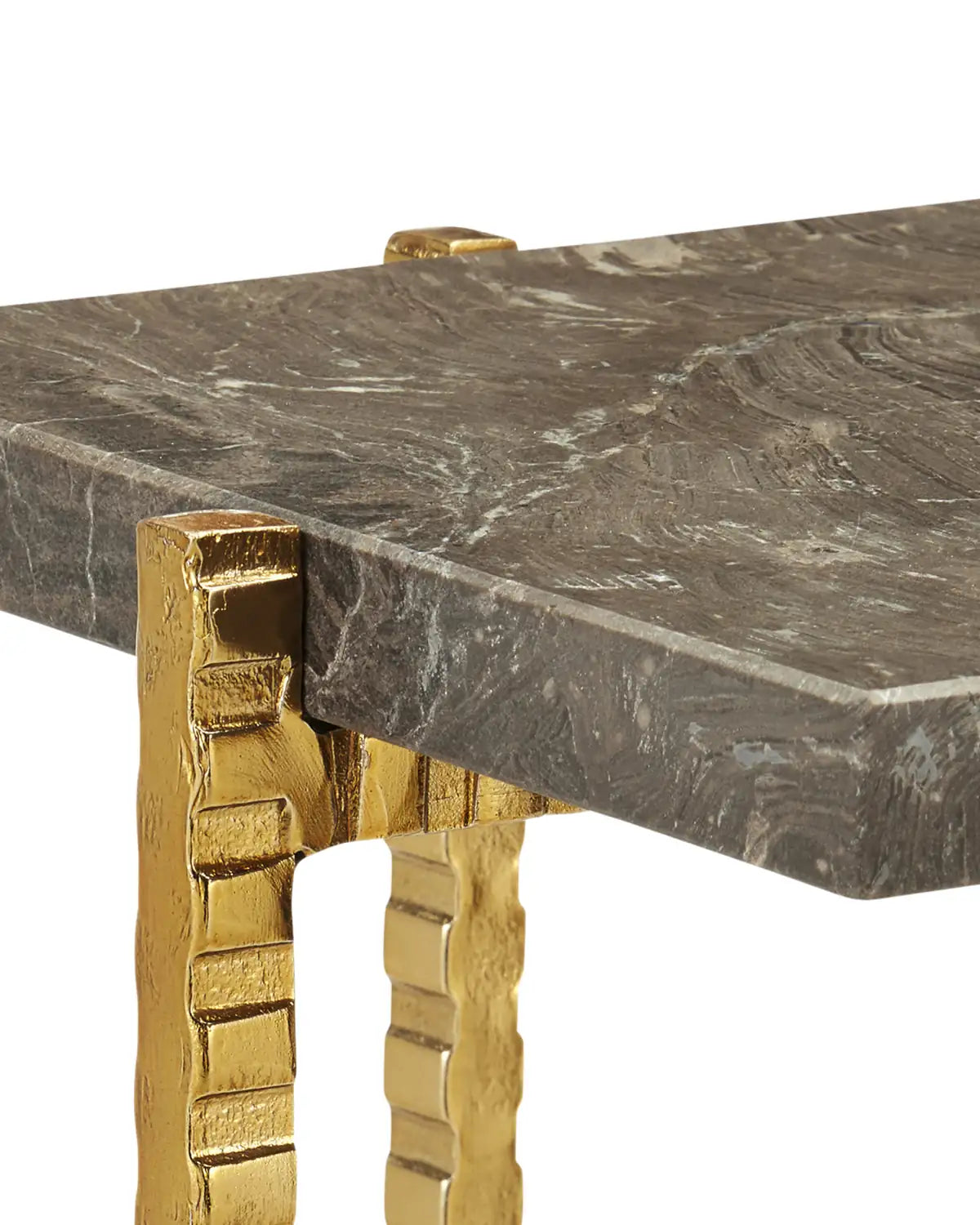 CURREY & COMPANY FLYING MARBLE DRINKS TABLE - Dining Tables