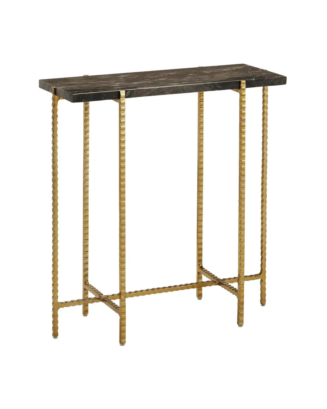 CURREY & COMPANY FLYING MARBLE SIDE TABLE - Dining Tables