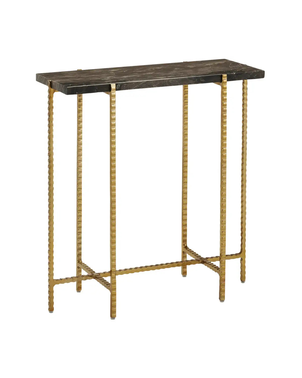 CURREY & COMPANY FLYING MARBLE SIDE TABLE - Dining Tables