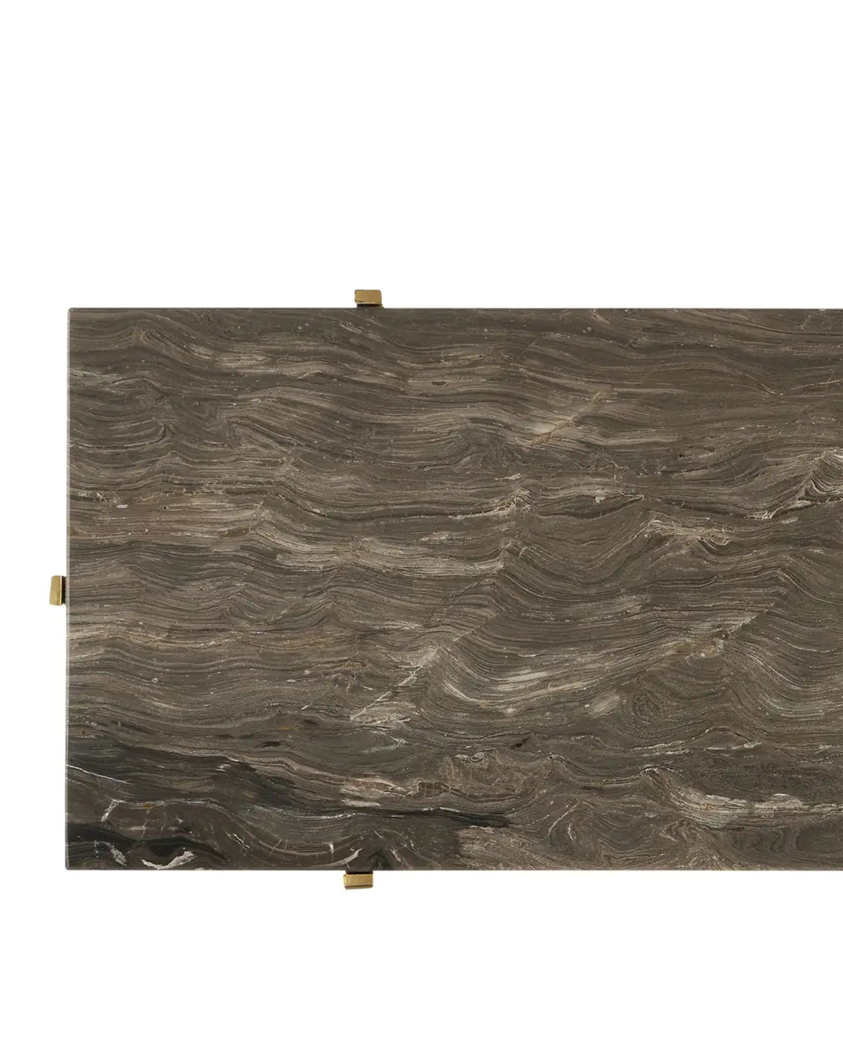 CURREY & COMPANY FLYING MARBLE SIDE TABLE - Dining Tables