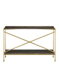CURREY & COMPANY FLYING MARBLE CONSOLE TABLE - Dining Tables