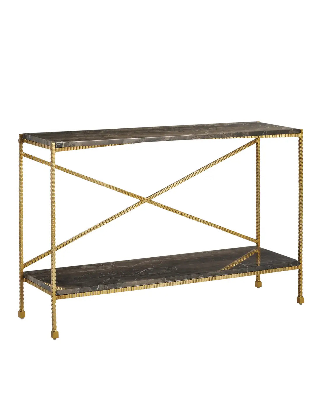 CURREY & COMPANY FLYING MARBLE CONSOLE TABLE - Dining Tables