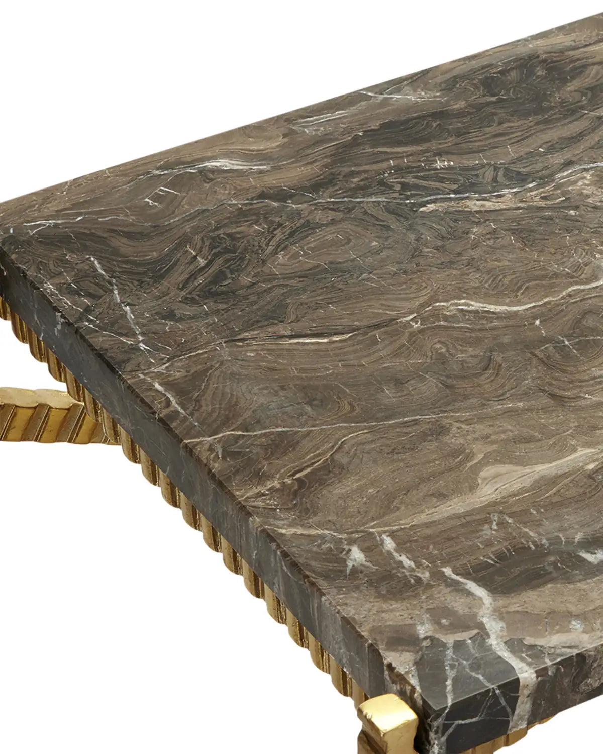 CURREY & COMPANY FLYING MARBLE CONSOLE TABLE - Dining Tables