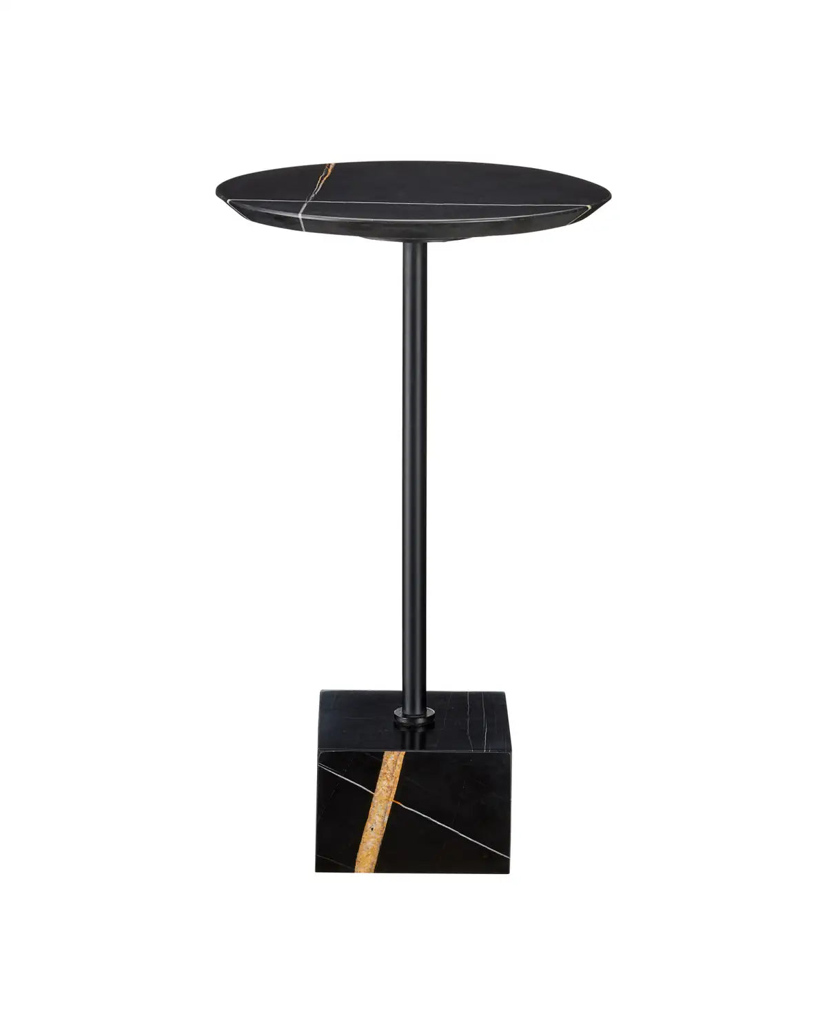 CURREY & COMPANY PRADO MARBLE DRINKS TABLE - Dining Tables