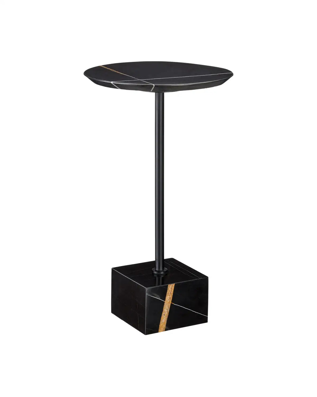 CURREY & COMPANY PRADO MARBLE DRINKS TABLE - Dining Tables